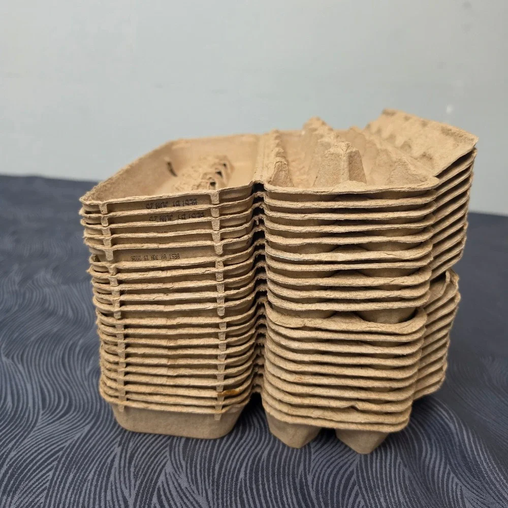 Lot of 20 Pulp Paper Egg  Recycled Pulp Paper 12-Count Large Eggs